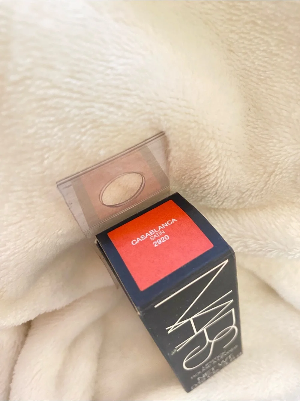 NARS Lipstick NEW- Vibrant Coral Orange Shade Casablanca